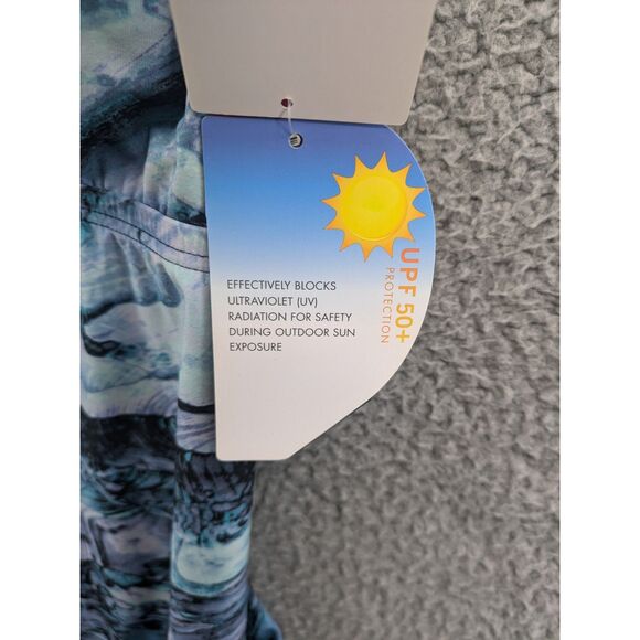 NEW TYR Womens Tessa Blue High Neck Crossback Tankini Top sz 4/6 style TTESHA7A - Picture 11 of 13